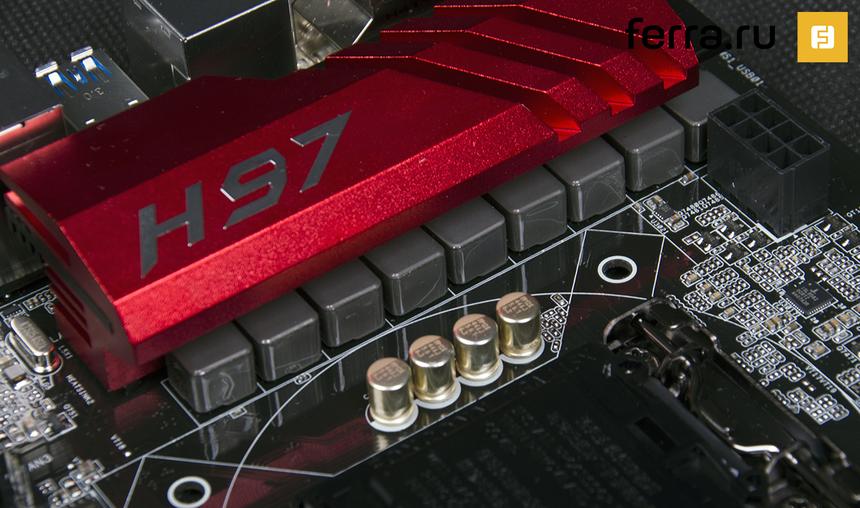 ASRock Fatal1ty H97 Performance, подсистема питания