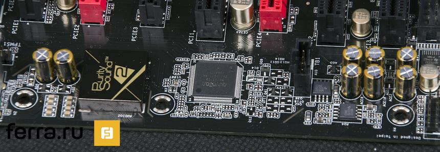 ASRock Fatal1ty H97 Performance, звуковая подсистема Sound Purity 2
