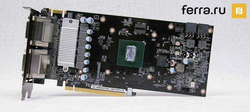 Печатная плата GIGABYTE GV-N960WF2OC-2GD