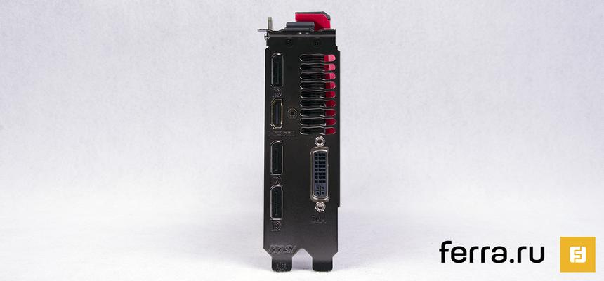 I/O-панель MSI GeForce GTX 960 GAMING 2G