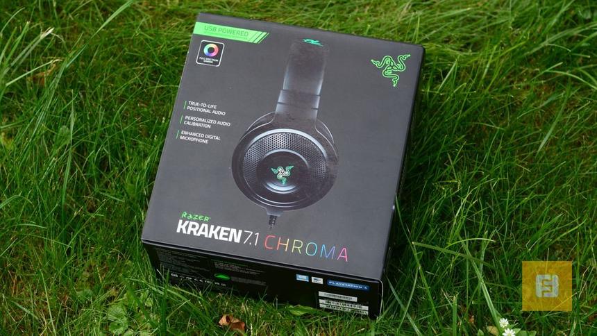 Коробка гарнитуры Kraken 7.1 Chroma