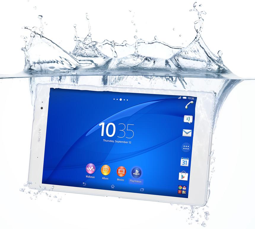 Sony Xperia Z3 Tablet Compact, официальный портрет