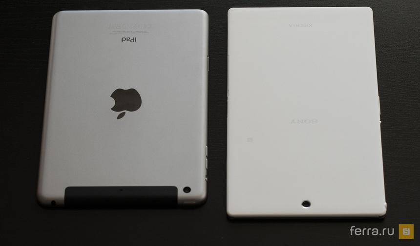 Sony Xperia Z3 Tablet Compact и Apple iPad mini 3