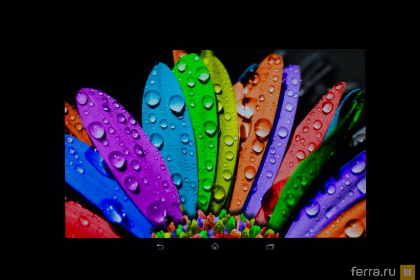 Углы обзора экрана Sony Xperia Z3 Tablet Compact