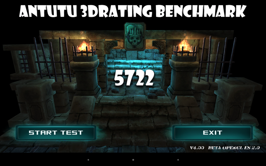 Результаты тестирования Sony Xperia Z3 Tablet Compact в AnTuTu 3D Rating (OpenGL ES 2.0)