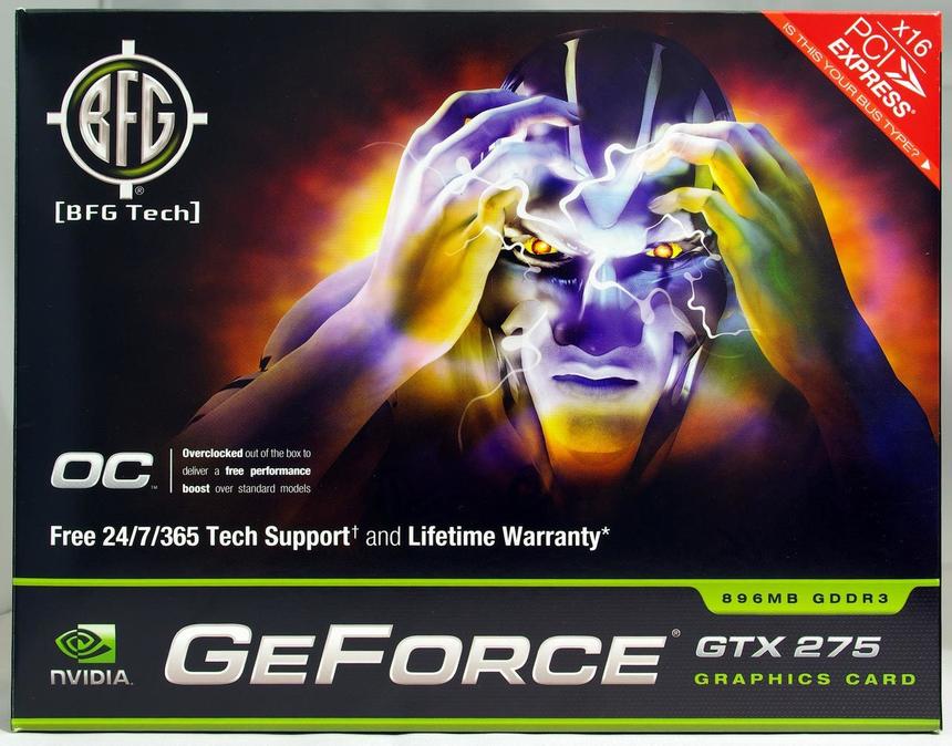 Упаковка видеокарты BFG