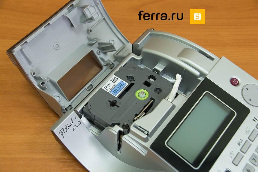 Кассета с лентой в Brother PT-2700VP