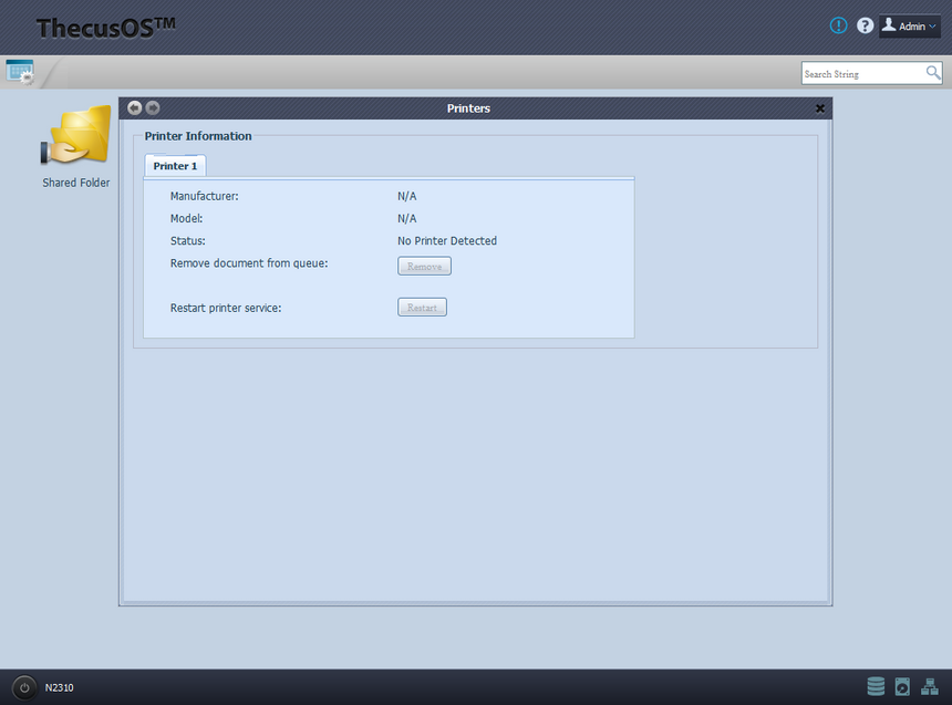 Настройка принтеров