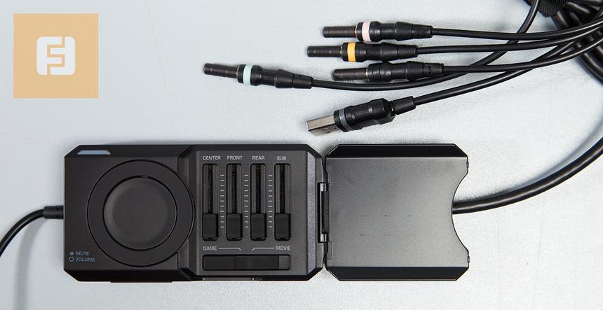 Пульт управления и разъемы ROCCAT Kave Solid 5.1