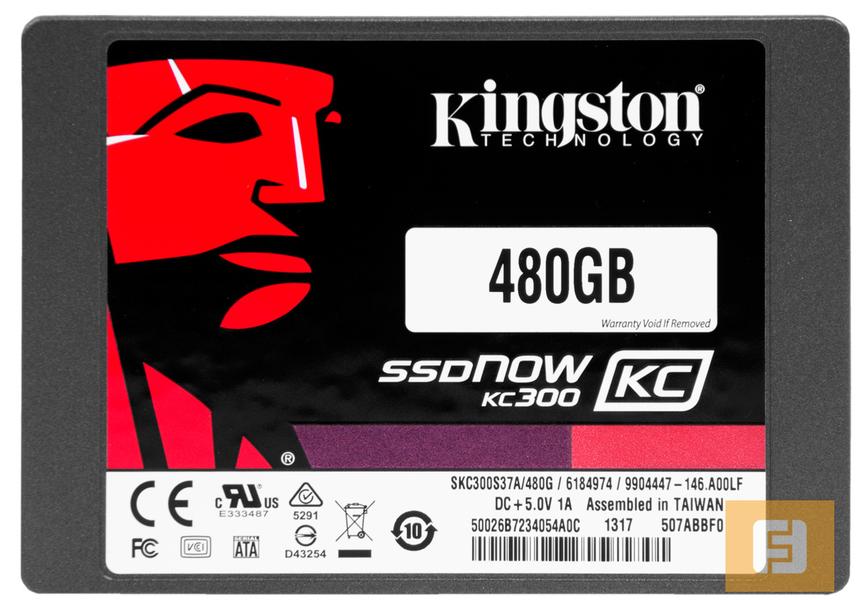 Лицевая сторона Kingston SSDNow KC300