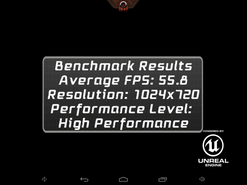 Результаты тестирования MSI Primo 81 в Epic Citadel