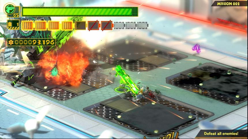 Выстрел из зеленой ракетницы такому титану нипочем