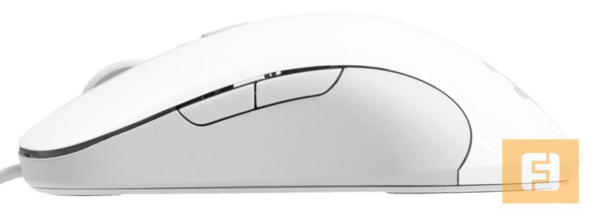 Мышь SteelSeries Sensei [RAW] Frost Blue Edition. Вид слева