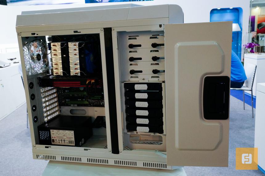 Прототип топового корпуса Deepcool, вид сбоку