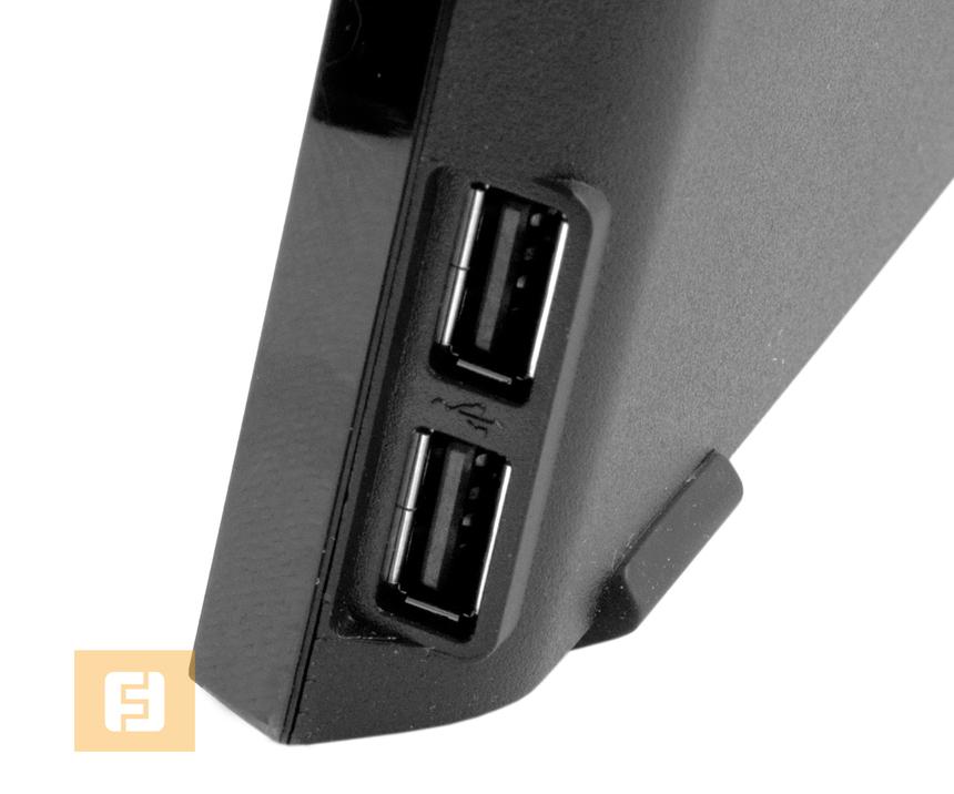 Два порта USB 2.0 позволяют подключать накопители и устройства ввода