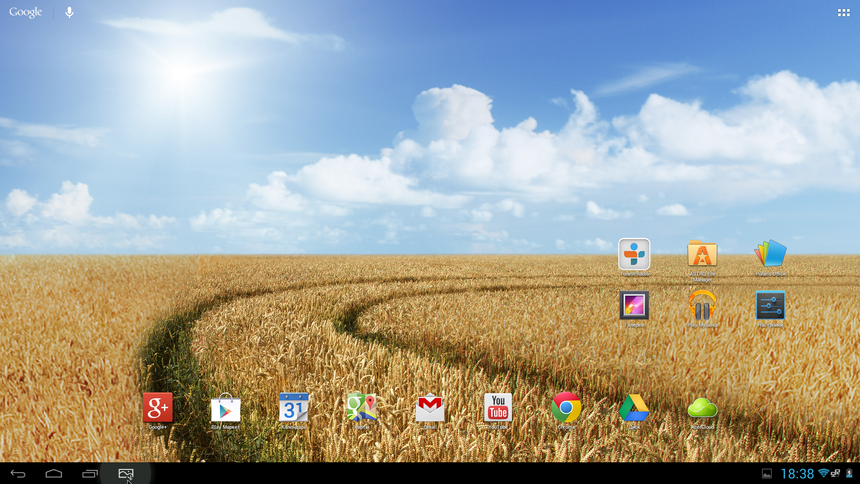 Рабочий стол в Acer DA223HQL