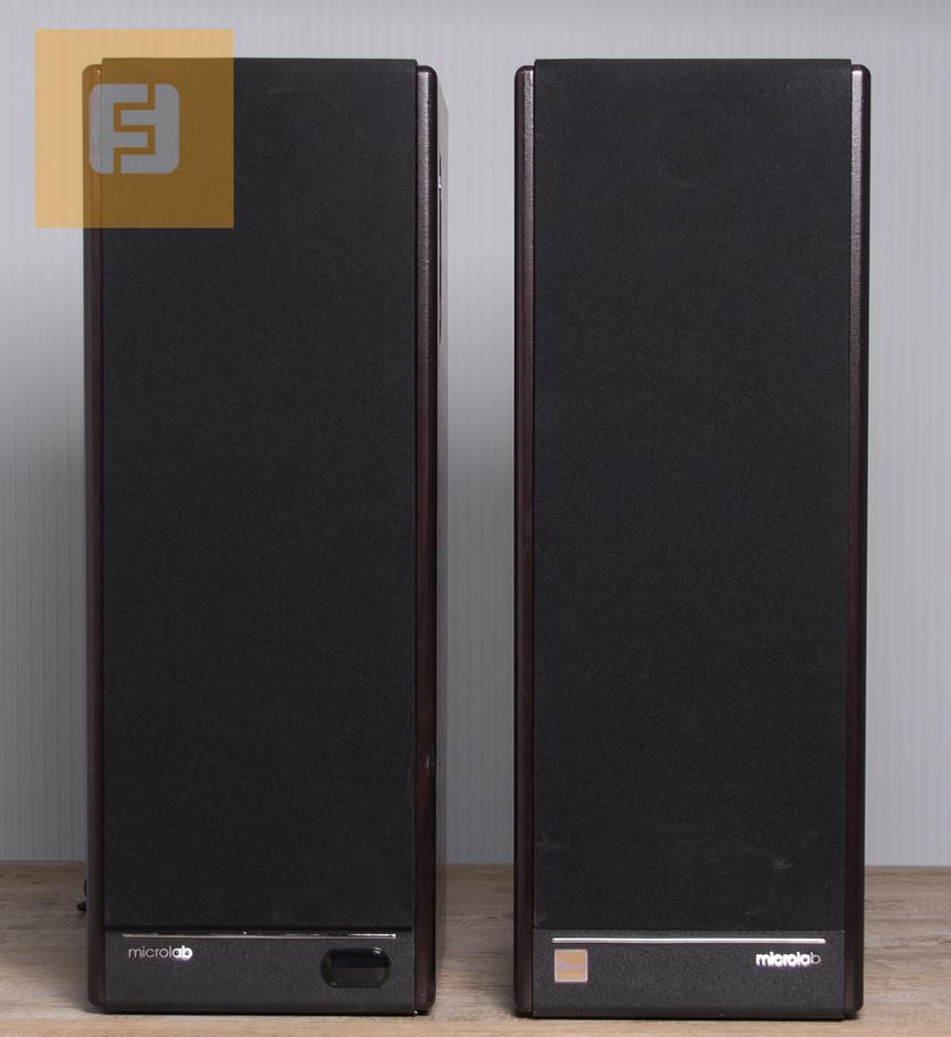 Акустика microlab Solo 9C с установленными сетками