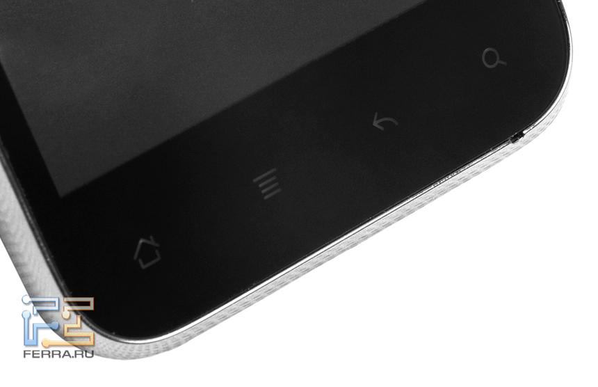 Сенсорные клавиши Highscreen Blast под дисплеем