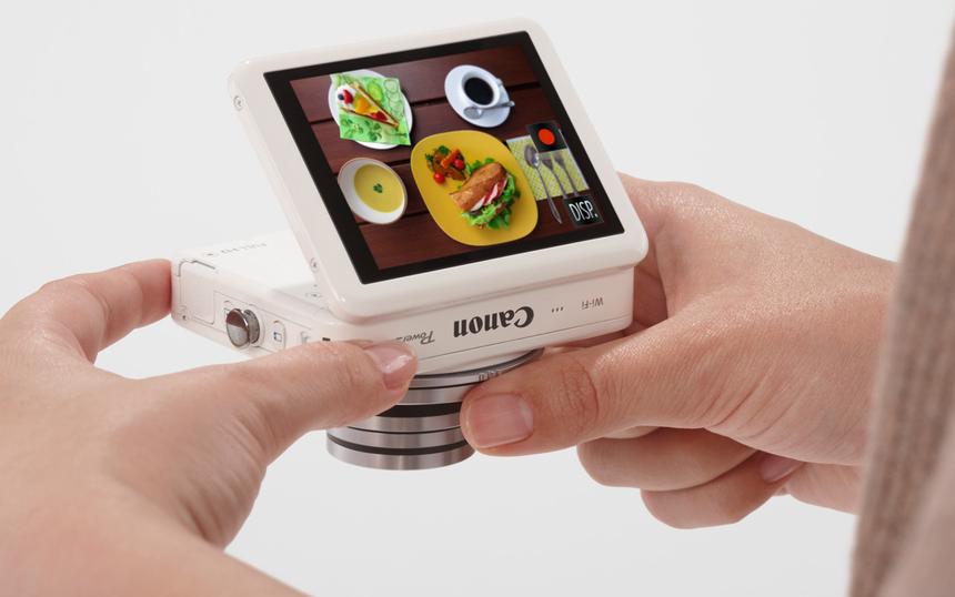 Canon PowerShot N в изящном белом исполнении