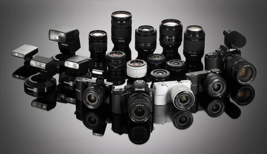 Полная линейка камер Samsung NX, совместимых объективов и вспышек