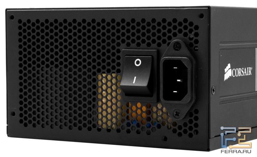 AX1200, вид через решетку на системную плату