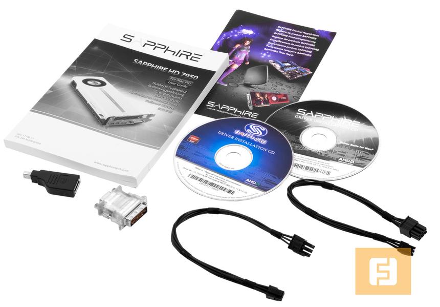 Комплектация SAPPHIRE HD 7950 MAC Edition