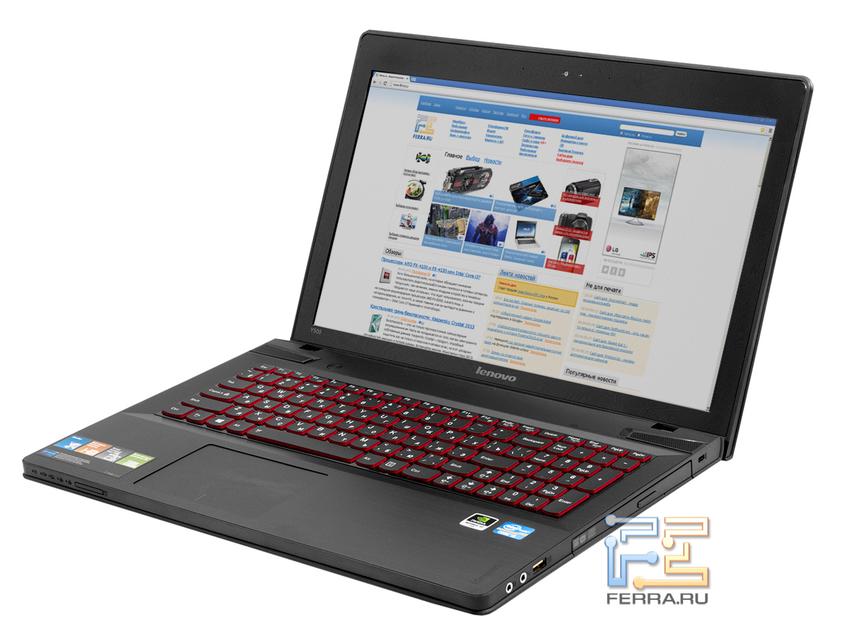 Открытый Lenovo IdeaPad Y500