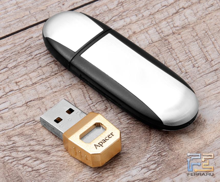 Apacer AH 152 в сравнении с классической флэшкой