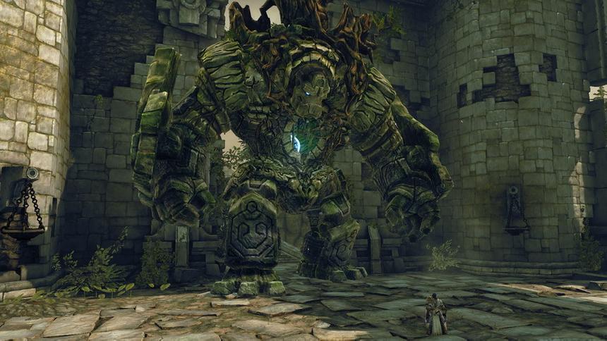 Сравните масштабы. И есть в Darksiders 2 субъекты в разы больше