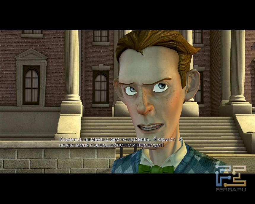 Юного Эммета Брауна совсем не интересует наука. Но мы-то понимаем, что он скрытничает