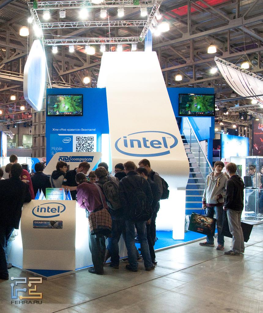 Внутри Игромира-2012 тоже обнаружился процессор Intel