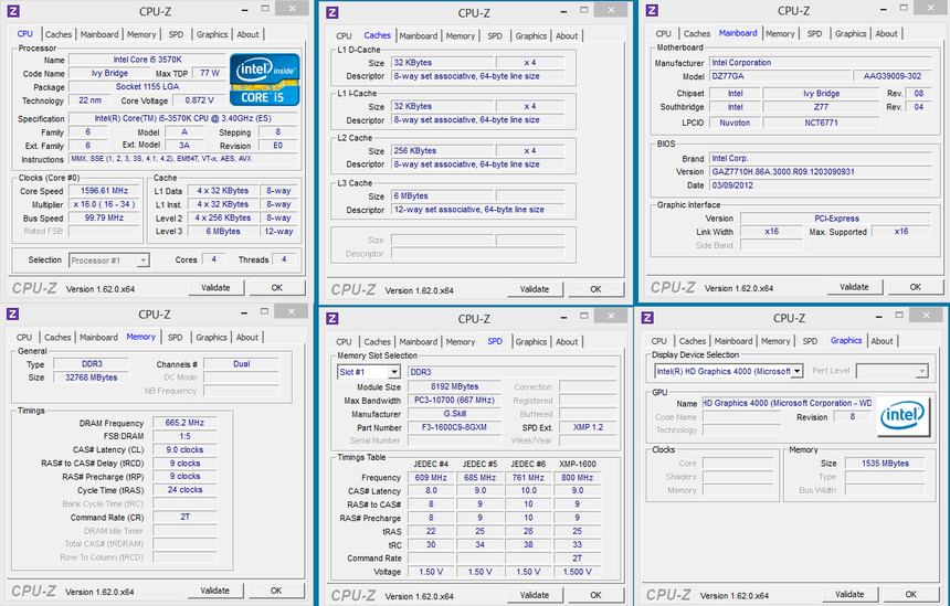 Технические параметры системы