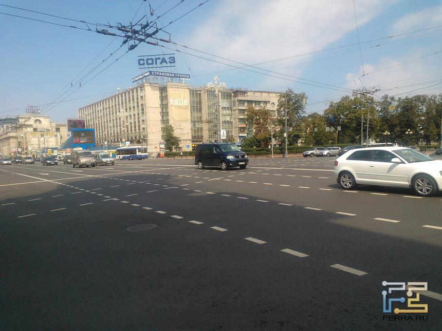 Тверская в выходной день – снято на Nokia Lumia 900