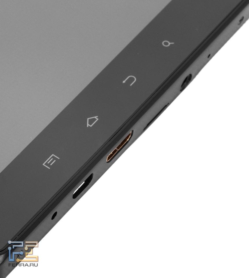 Клавиши под экраном OLT On-Tab 7012