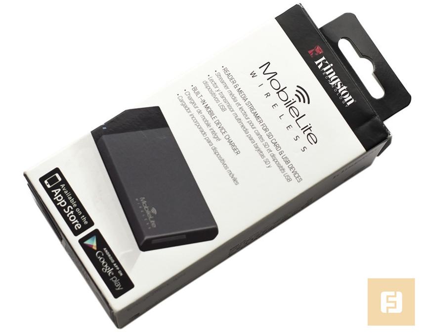 Коробка с Kingston MobileLite Wireless
