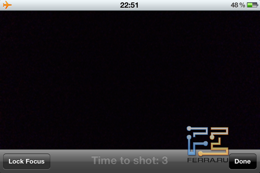 TimeLapse Photography, при съемке на экране нет никакой информации