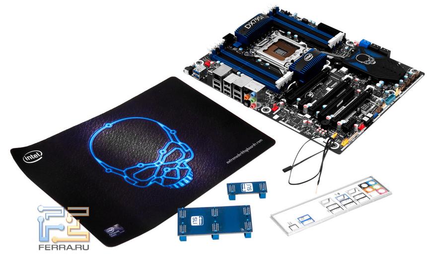Комплектация материнской платы Intel DX79SI