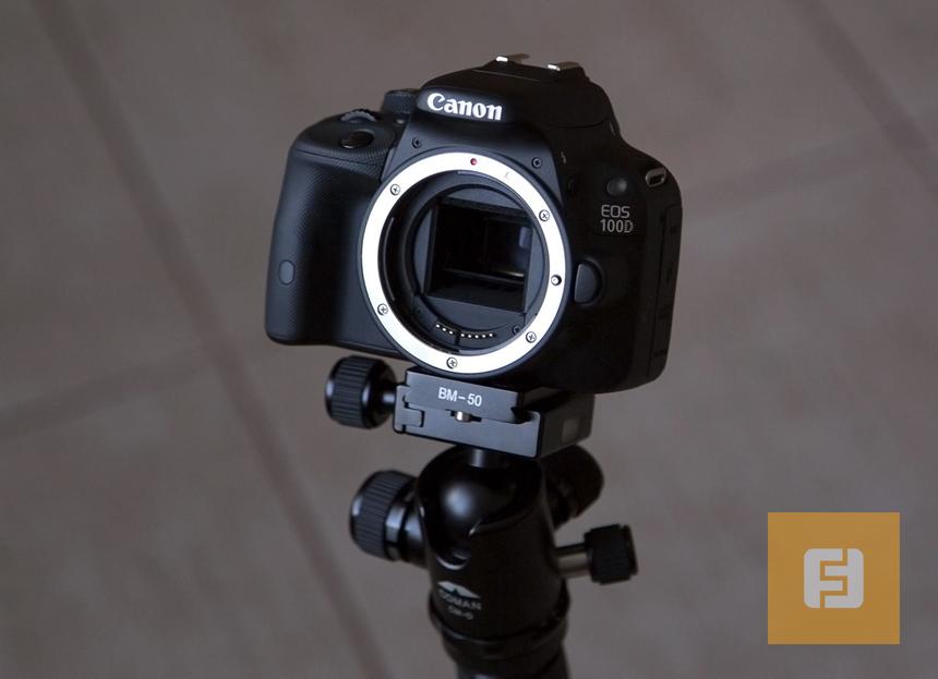Байонет на корпусе Canon EOS 100D