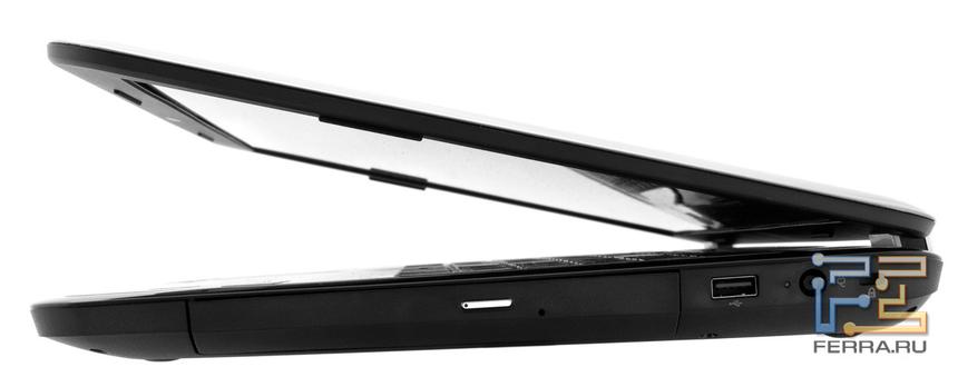 HP Pavilion g7-1201er. Вид сбоку