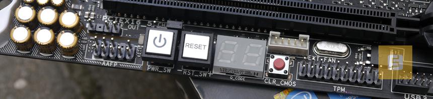 ASUS X99-DELUXE, внешние органы управления