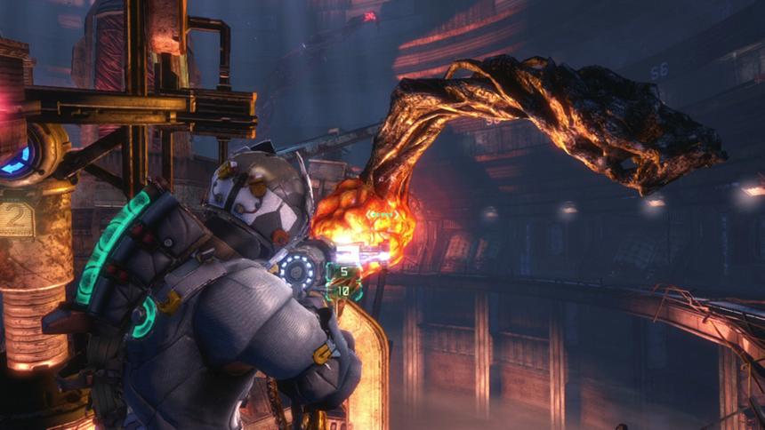 Щупальца отстреливаем с безопасной позиции