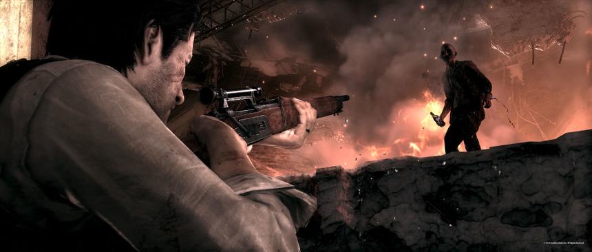 Снайперская винтовка против коктейля Молотова. Себастьян, не промажь!