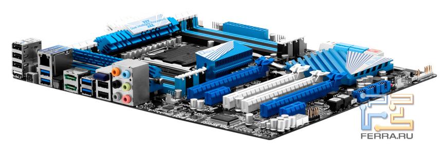 Материнская плата ASUS P9X79 Pro, общий вид
