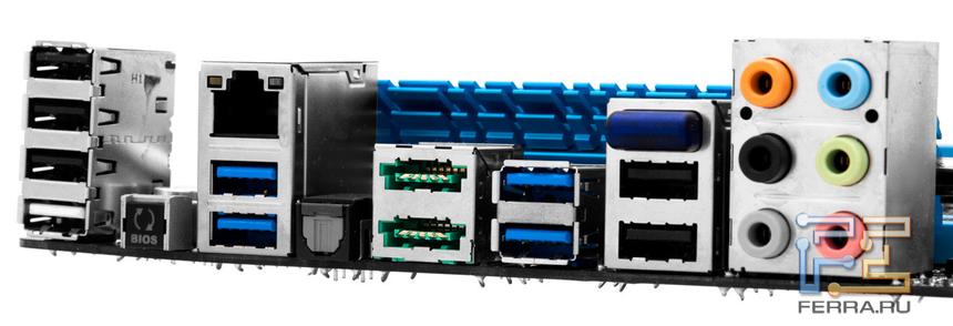 Задняя панель P9X79 Pro