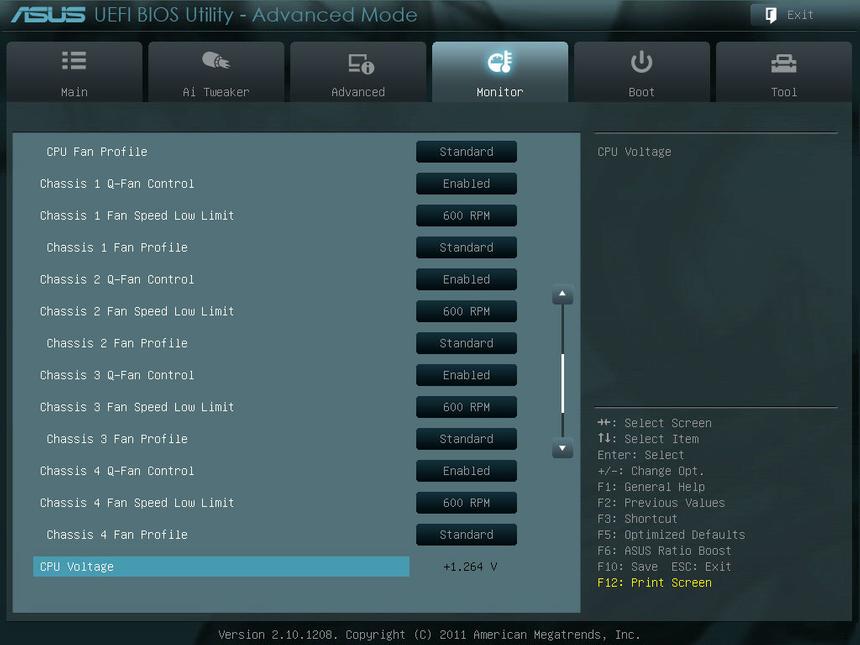 Вкладка Monitor (продолжение)