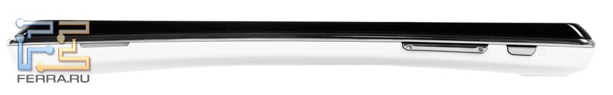 Правая боковая грань корпуса Sony Xperia J