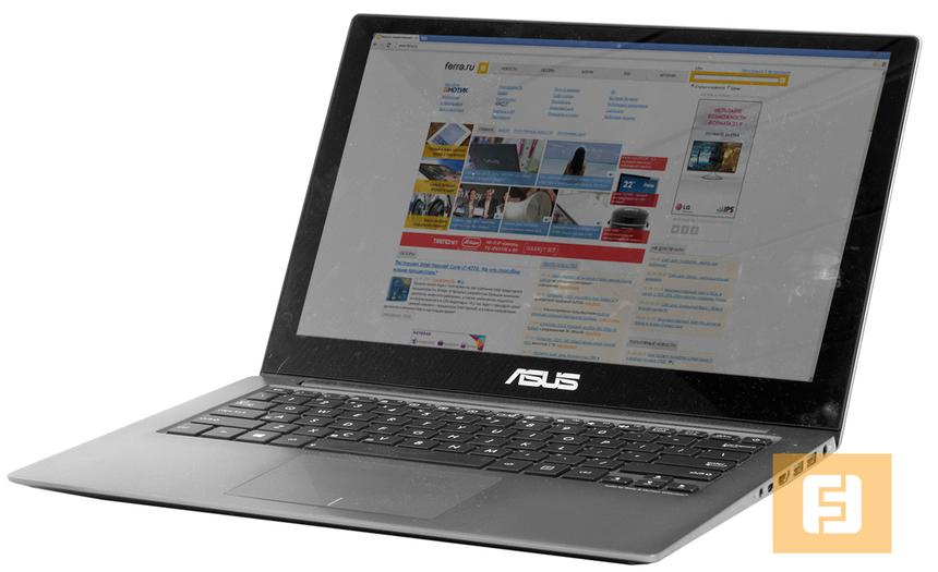 ASUS U38N в рабочем положении