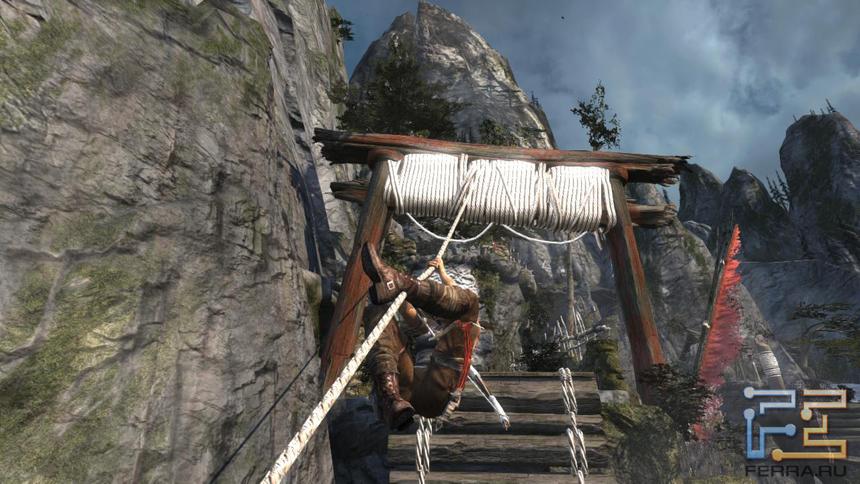 По веревкам лазать предстоит много