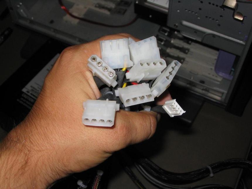 Коннекторы MOLEX блока питания