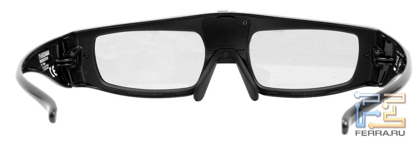 Затворные очки Panasonic TY-ER3D4ME, вид изнутри
